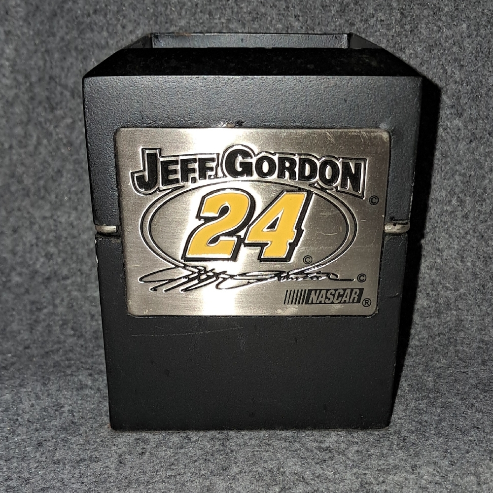 Jeff Gordon Black and Silver NASCAR Pen Holder